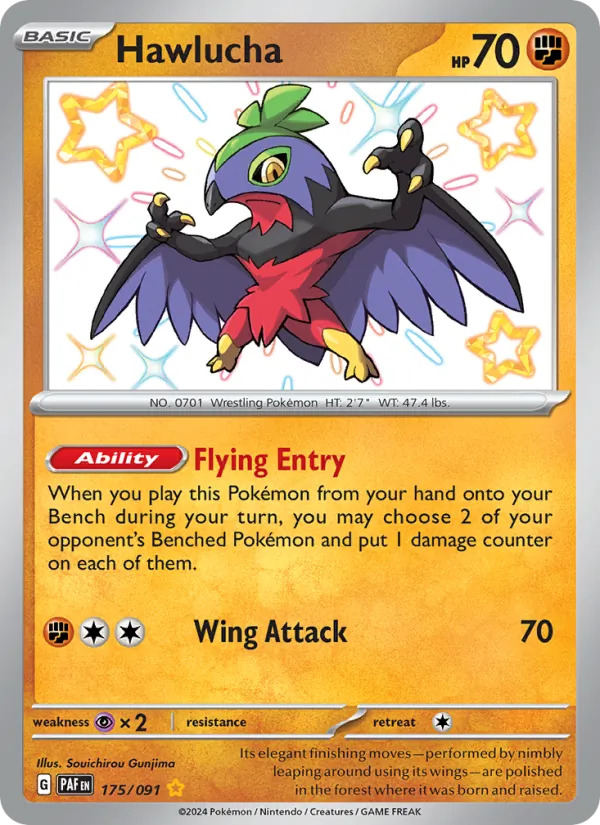 Hawlucha Paldean Fates 175/91