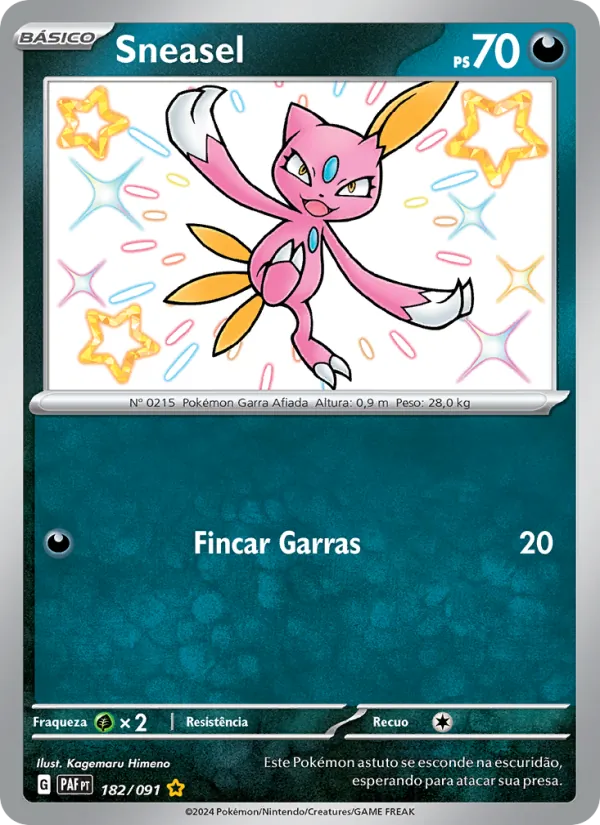 Sneasel Destinos de Paldea 182/91