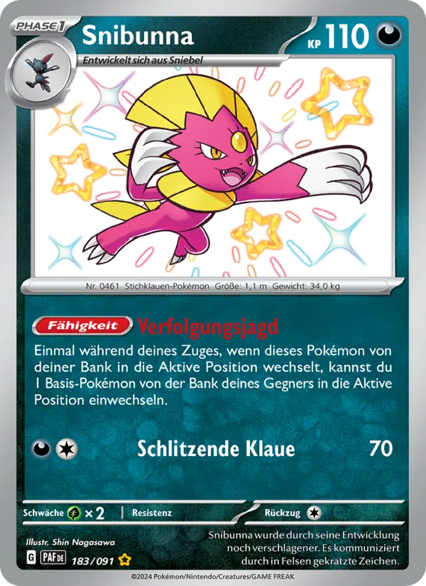 Snibunna Paldeas Schicksale 183/91