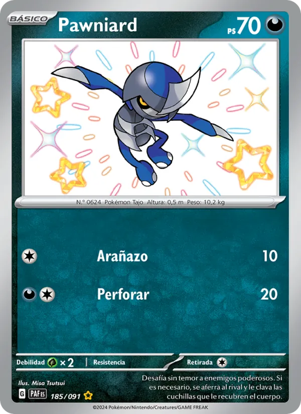 Pawniard Destinos de Paldea 185/91