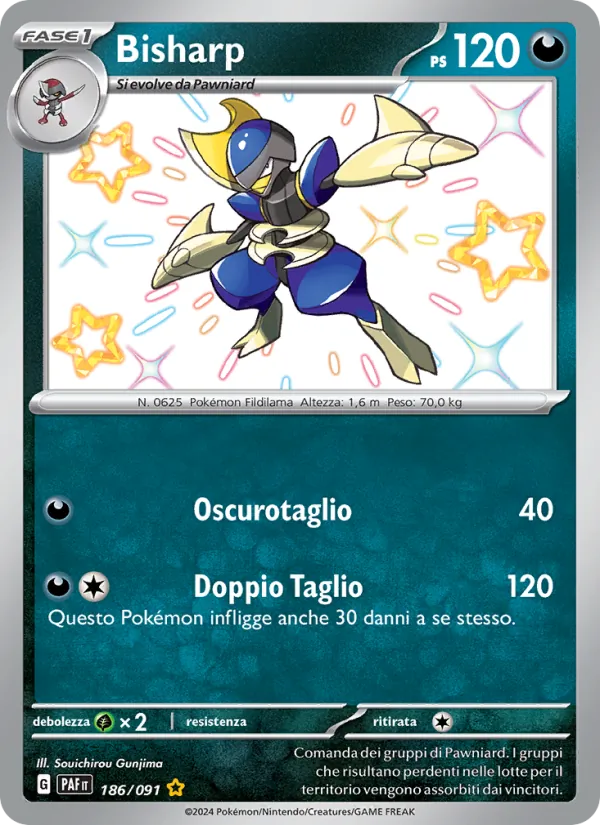 Bisharp Destino di Paldea 186/91