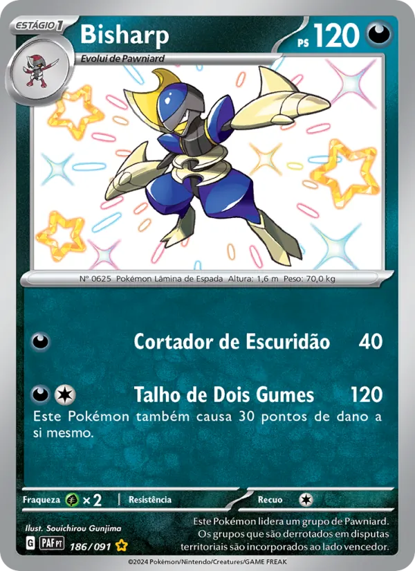 Bisharp Destinos de Paldea 186/91