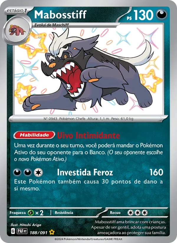 Mabosstiff Destinos de Paldea 188/91