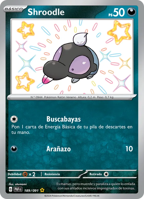 Shroodle Destinos de Paldea 189/91