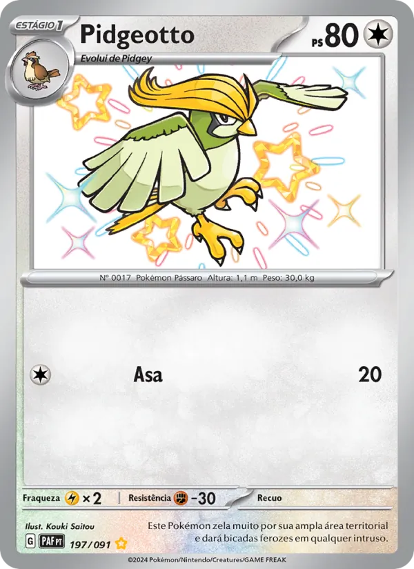 Pidgeotto Destinos de Paldea 197/91