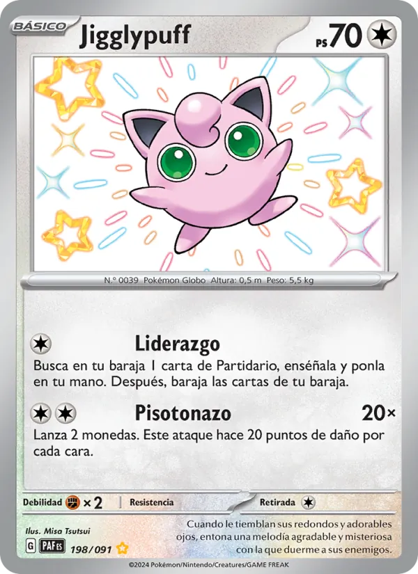 Jigglypuff Destinos de Paldea 198/91