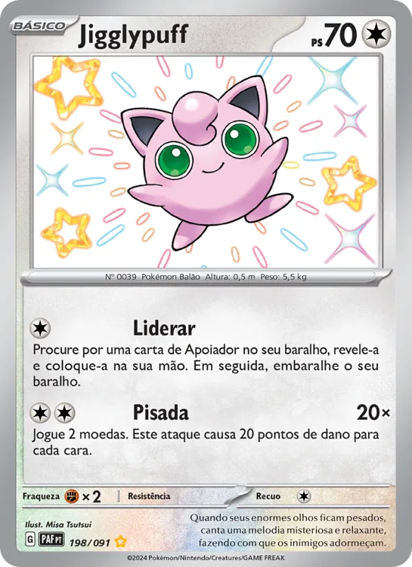 Jigglypuff Destinos de Paldea 198/91