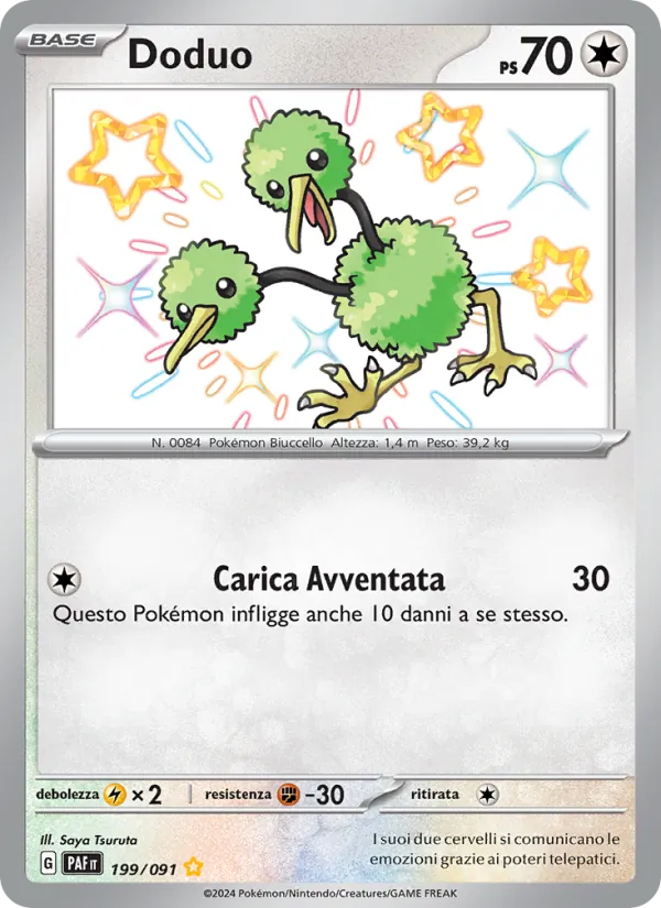 Doduo Destino di Paldea 199/91