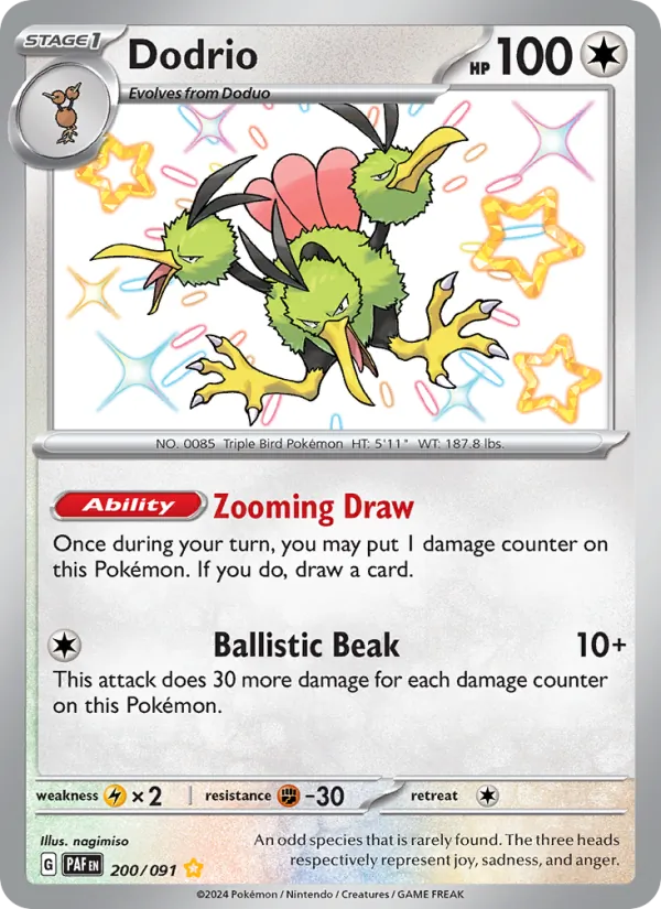 Dodrio Paldean Fates 200/91