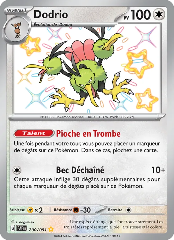 Dodrio Destinées de Paldea 200/91