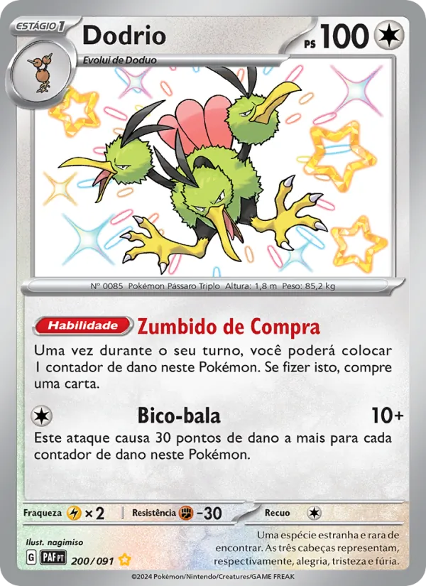 Dodrio Destinos de Paldea 200/91
