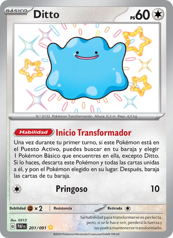 Ditto Destinos de Paldea 201/91