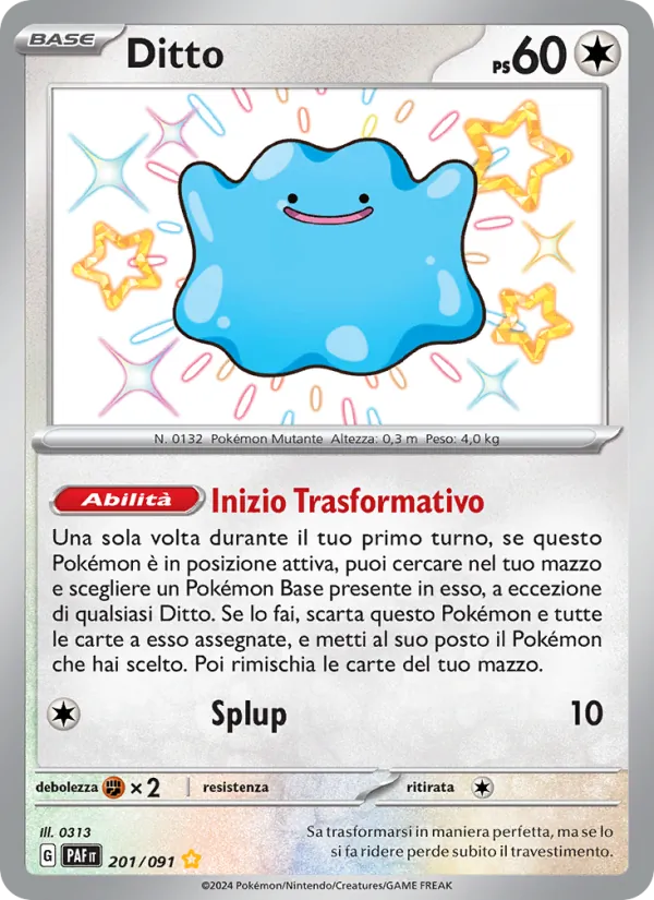 Ditto Destino di Paldea 201/91