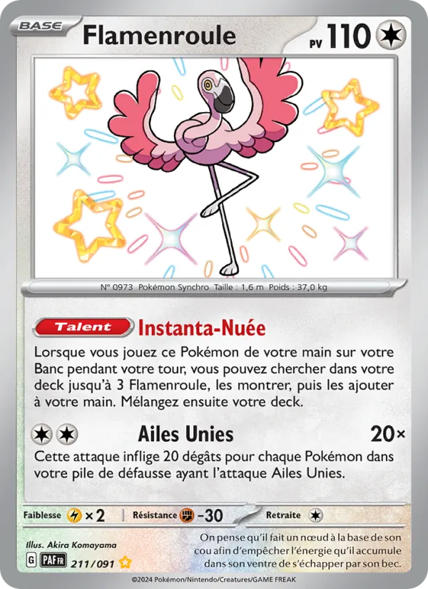 Flamenroule Destinées de Paldea 211/91