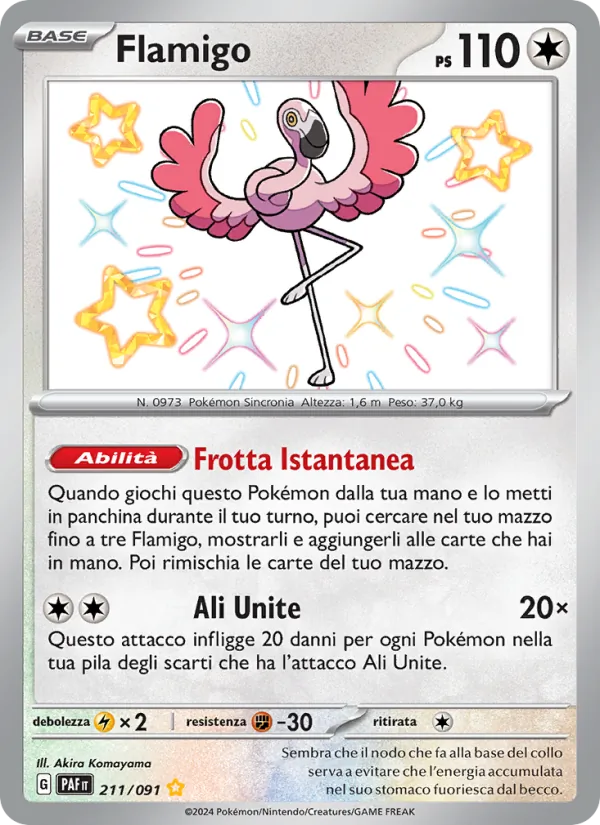 Flamigo Destino di Paldea 211/91