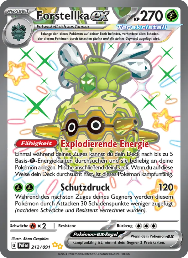 Forstellka-ex Paldeas Schicksale 212/91