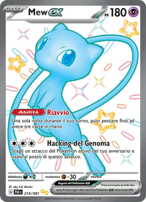 Mew-ex Destino di Paldea 216/91