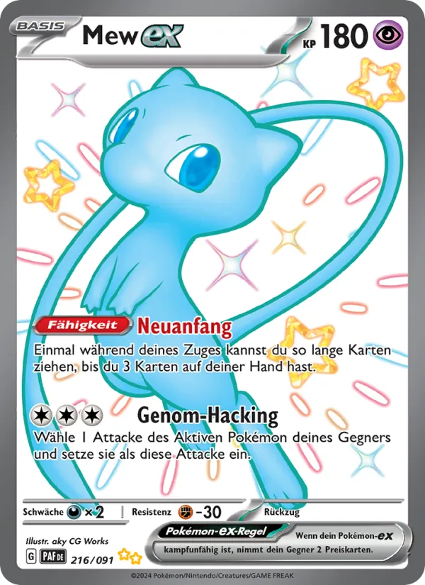 Mew-ex Paldeas Schicksale 216/91