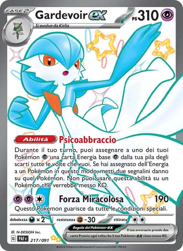 Gardevoir-ex Destino di Paldea 217/91