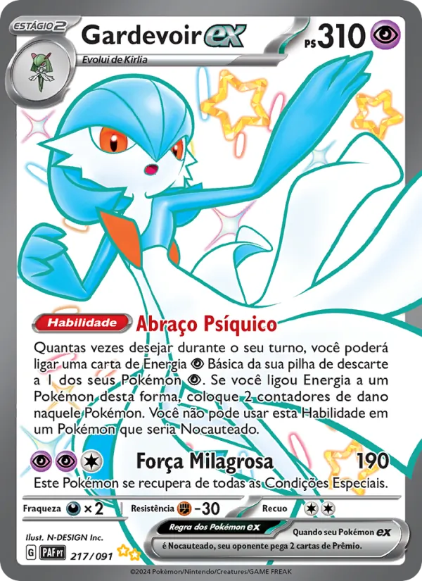Gardevoir ex Destinos de Paldea 217/91