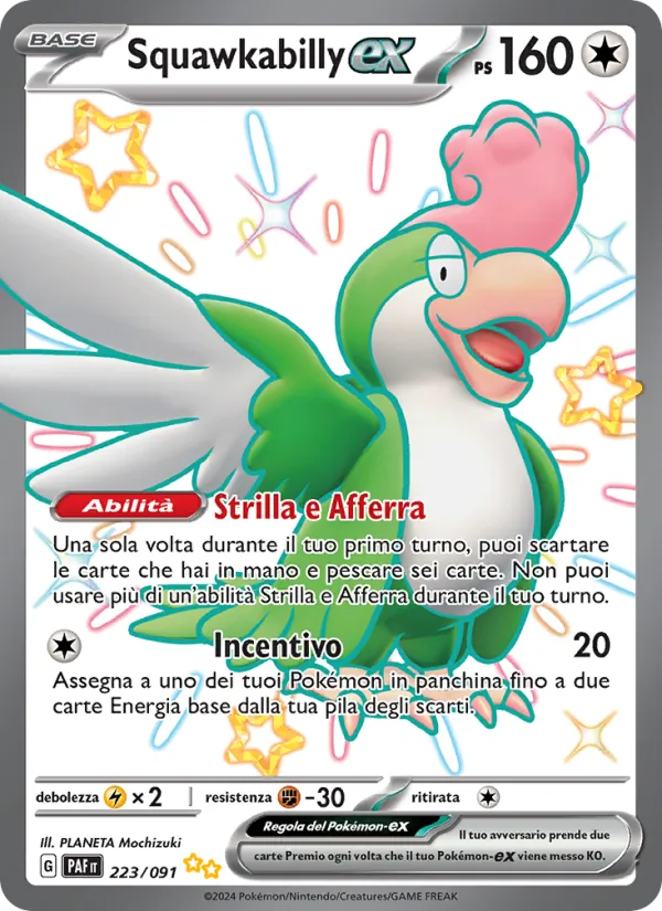 Squawkabilly-ex Destino di Paldea 223/91