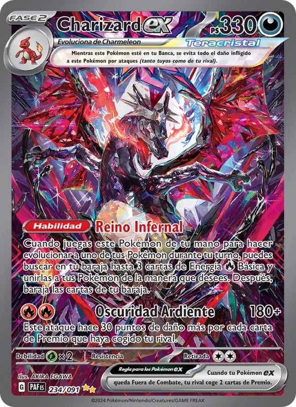 Charizard ex Destinos de Paldea 234/91