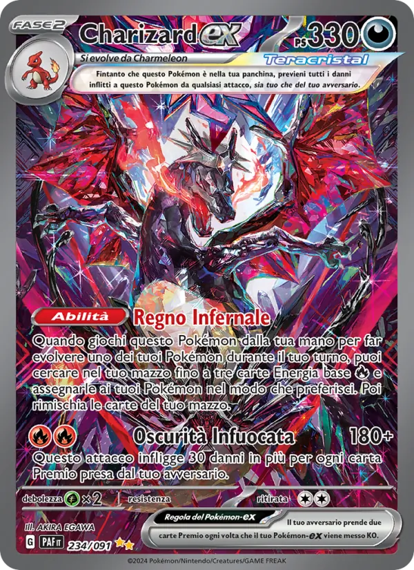 Charizard-ex Destino di Paldea 234/91