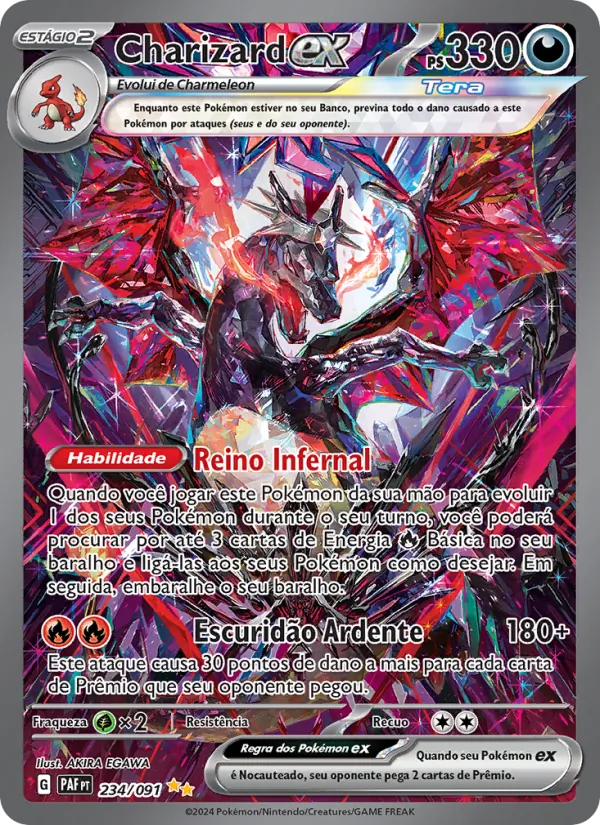 Charizard ex Destinos de Paldea 234/91