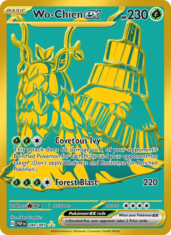 Wo-Chien ex Paldean Fates 240/91