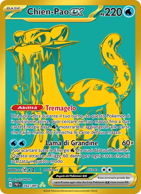 Chien-Pao-ex Destino di Paldea 242/91