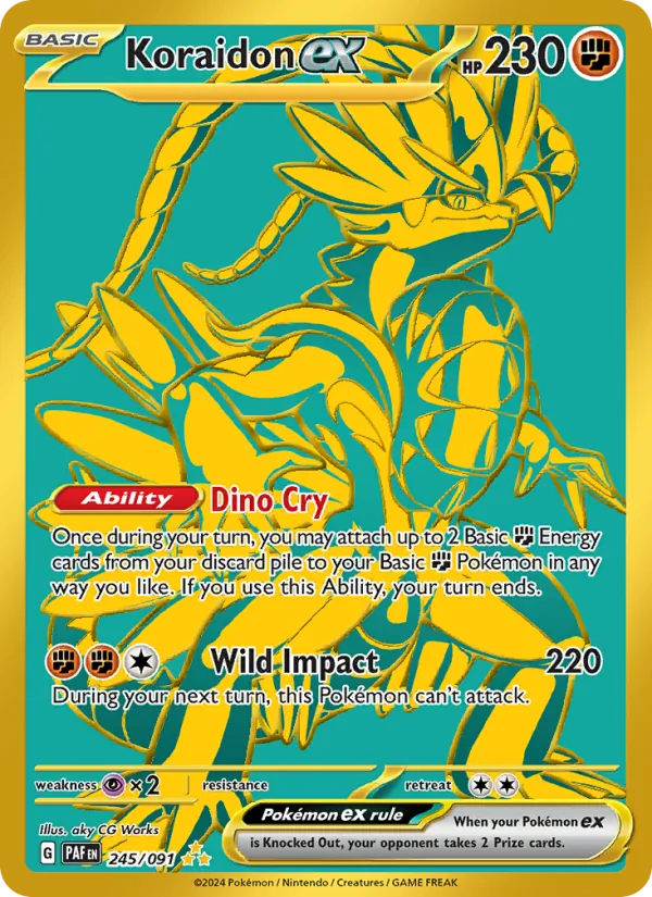 Koraidon ex Paldean Fates 245/91