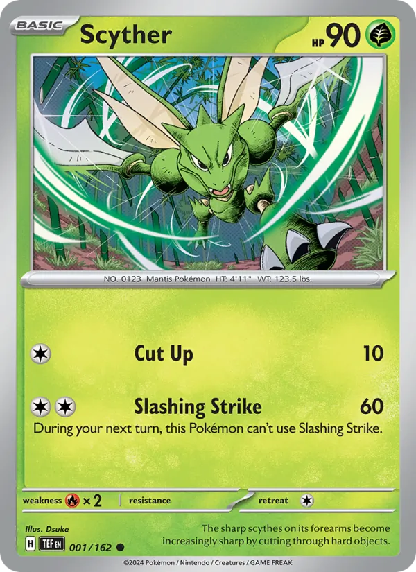 Scyther Temporal Forces 001/162