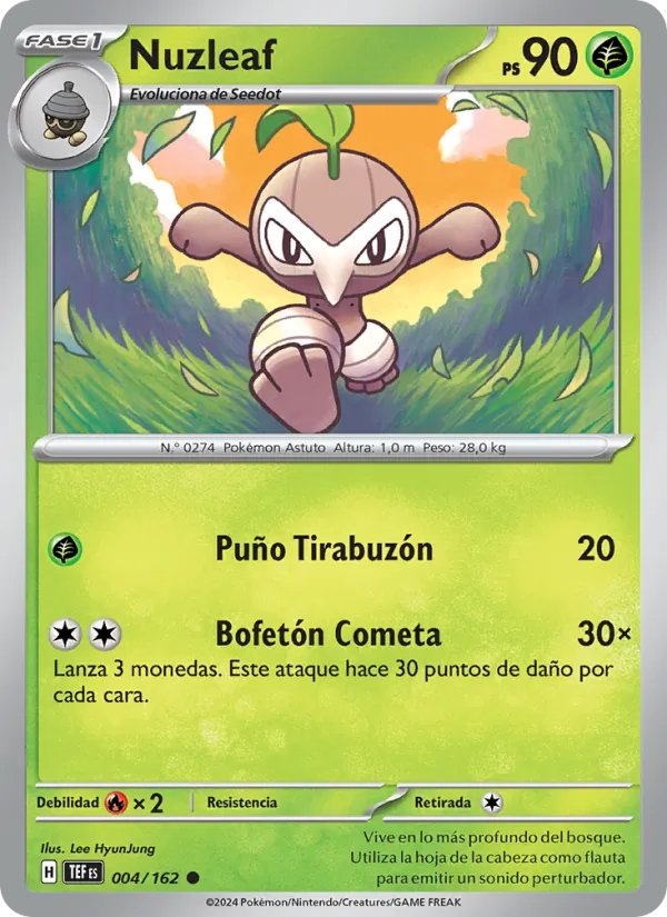 Nuzleaf Fuerzas Temporales 004/162