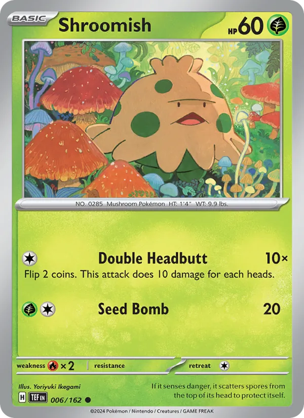 Shroomish Temporal Forces 006/162