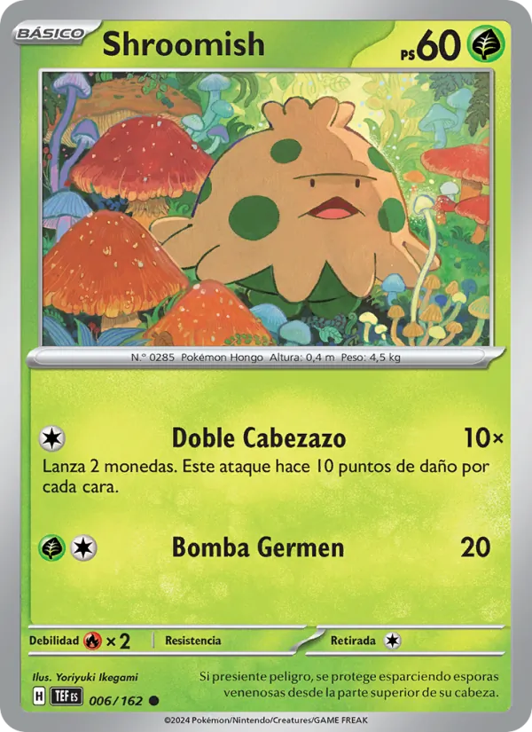 Shroomish Fuerzas Temporales 006/162