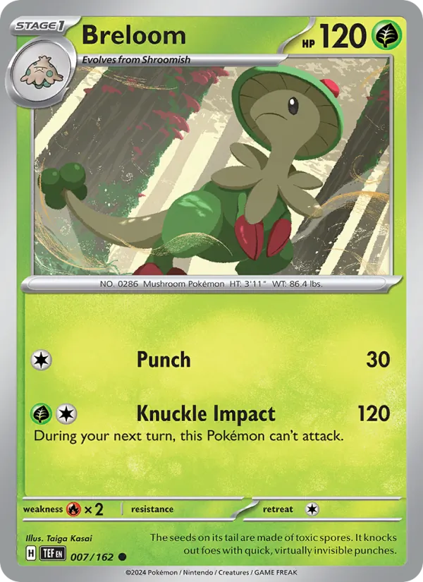 Breloom Temporal Forces 007/162