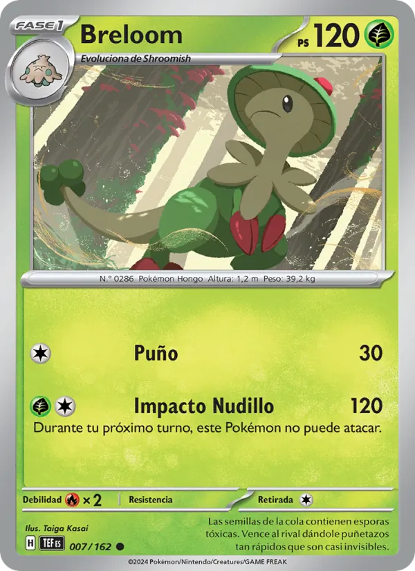 Breloom Fuerzas Temporales 007/162