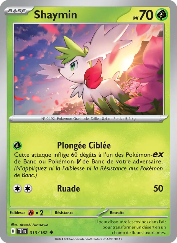 Shaymin Forces Temporelles 013/162