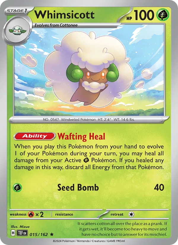 Whimsicott Temporal Forces 015/162