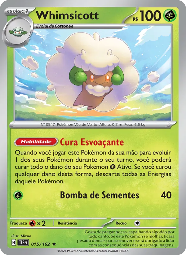 Whimsicott Forças Temporais 015/162