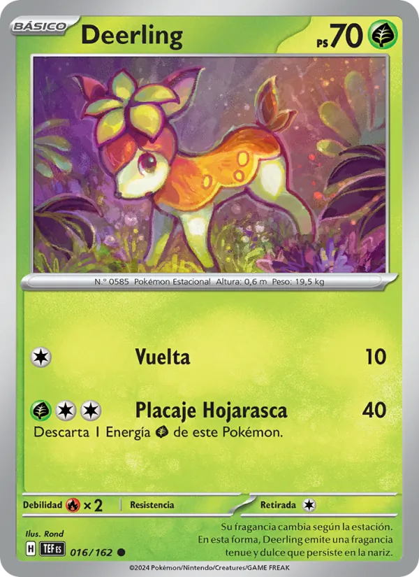 Deerling Fuerzas Temporales 016/162