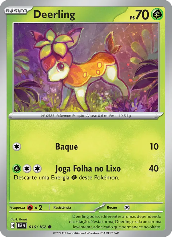 Deerling Forças Temporais 016/162