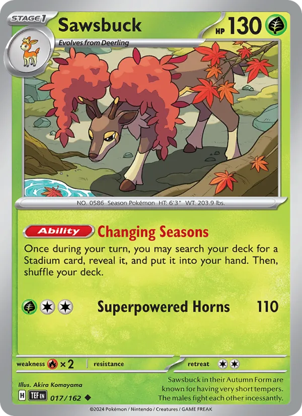 Sawsbuck Temporal Forces 017/162
