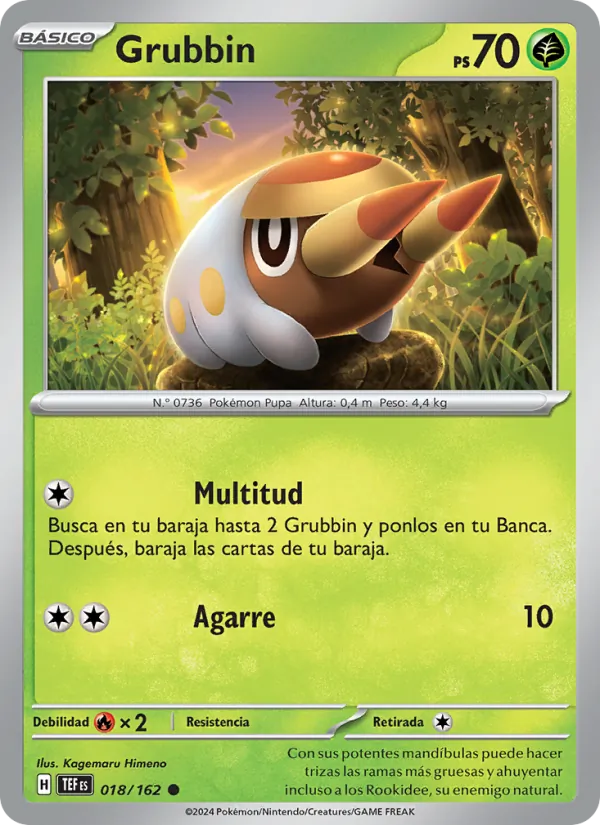 Grubbin Fuerzas Temporales 018/162