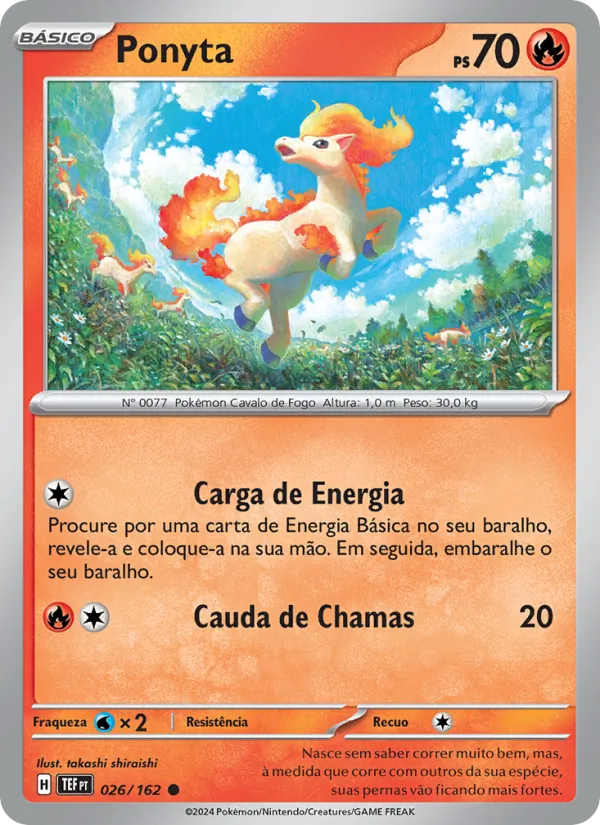 Ponyta Forças Temporais 026/162