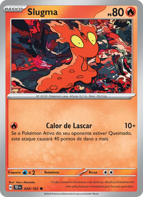 Slugma Forças Temporais 028/162