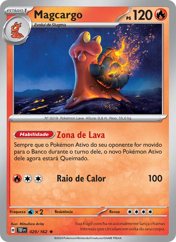 Magcargo Forças Temporais 029/162