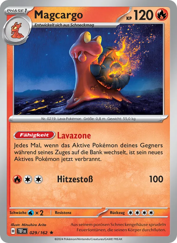 Magcargo Gewalten der Zeit 029/162
