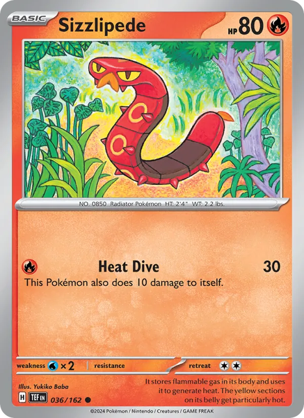 Sizzlipede Temporal Forces 036/162