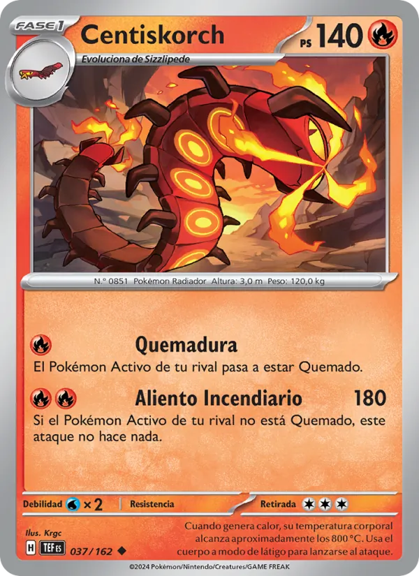 Centiskorch Fuerzas Temporales 037/162